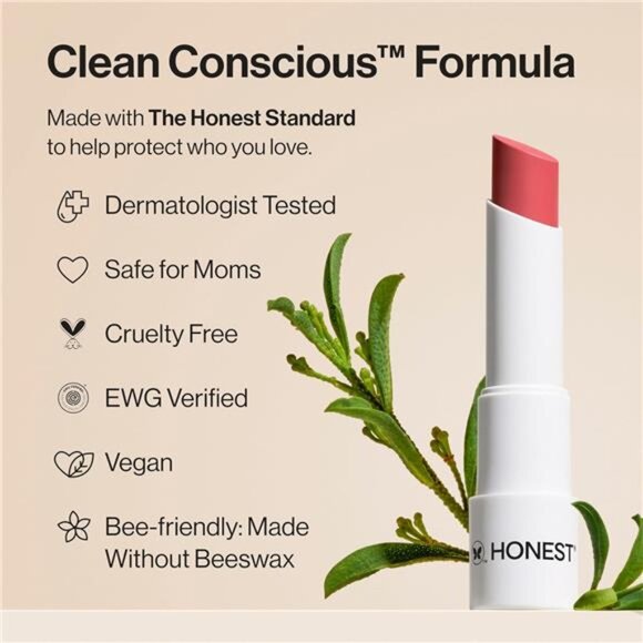 Honest Beauty Moisturizing Vegan Tinted Lip Balm | Antioxidant Rich Acai - Picture 6 of 6